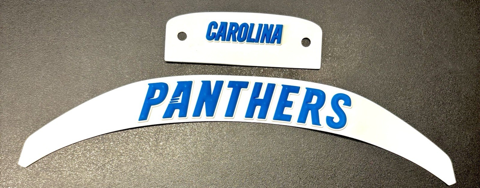 3D Bumpers - Panthers Speed Set for a Full Size Helmet