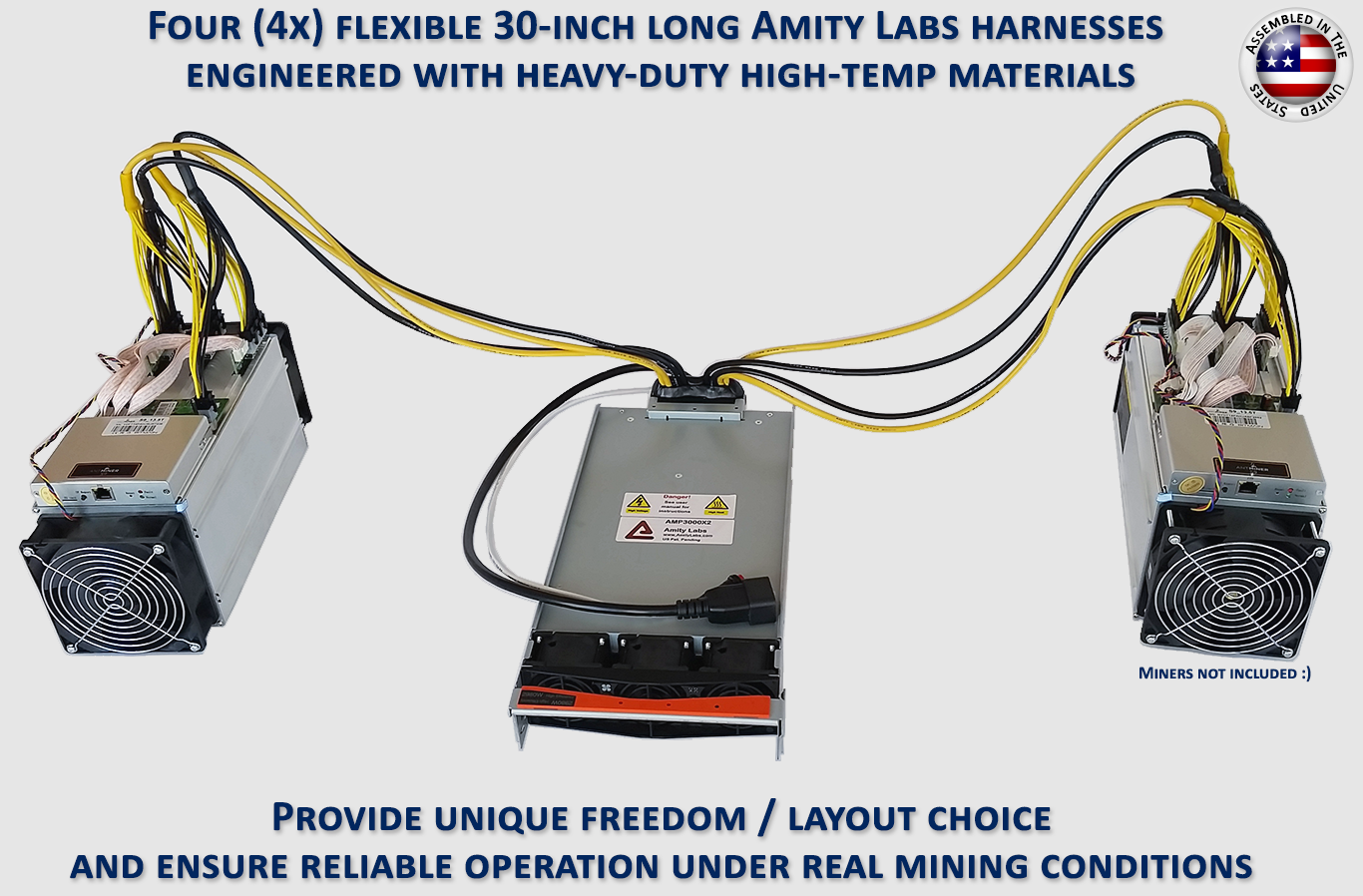 True 3000 Watt Mining Power Supply - For Any Two (2x) Antminers / Avalons