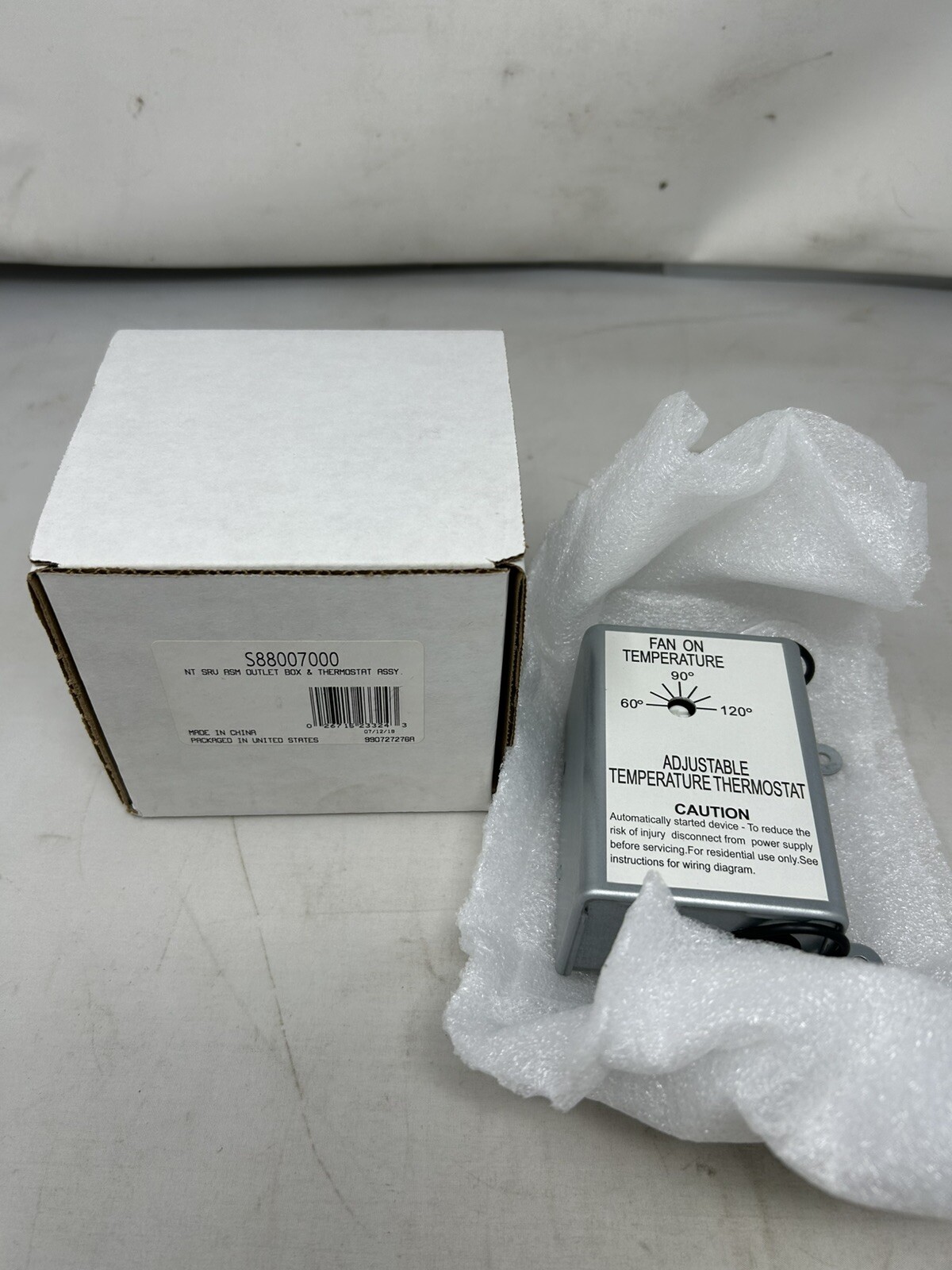NEW NT SRV ASM Outlet Box & Thermostat Assembly S88007000
