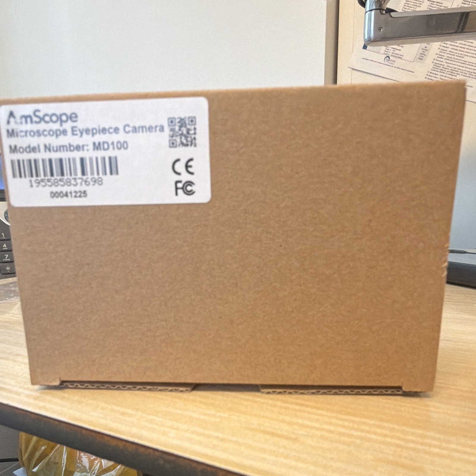 AmScope MD100 Microscope Eyepiece Camera Adapter for Biological Laboratory