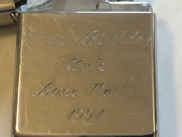 1991 Personalized Zippo Lighter