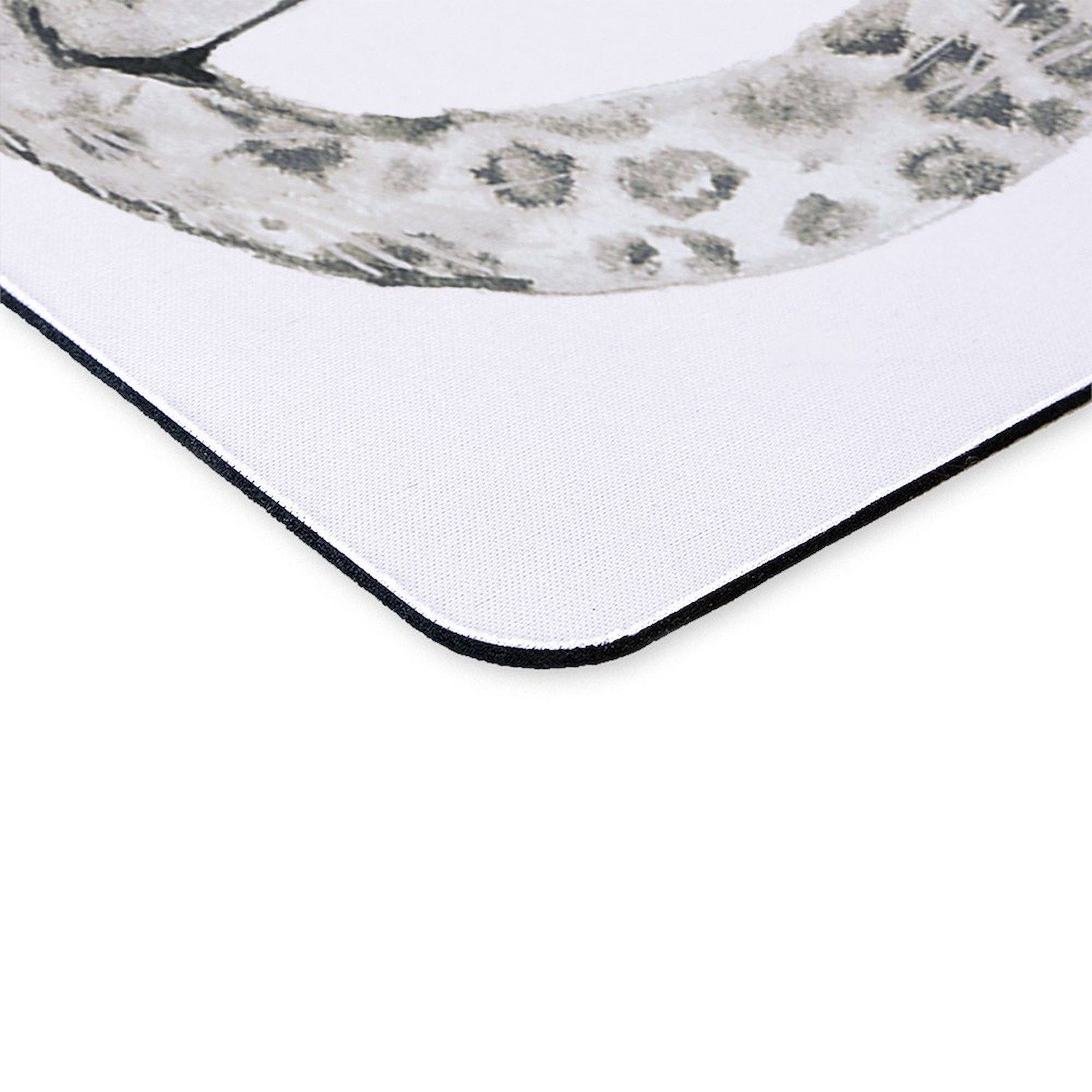 CafePress Snow Leopard Cat Mousepad (801124085)