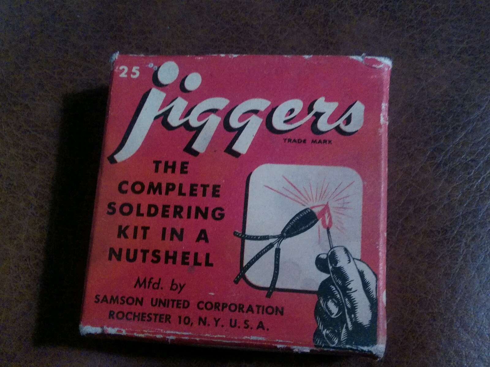 Jiggers The Complete Soldering Kit In A Nutshell New Old Stock Unopened