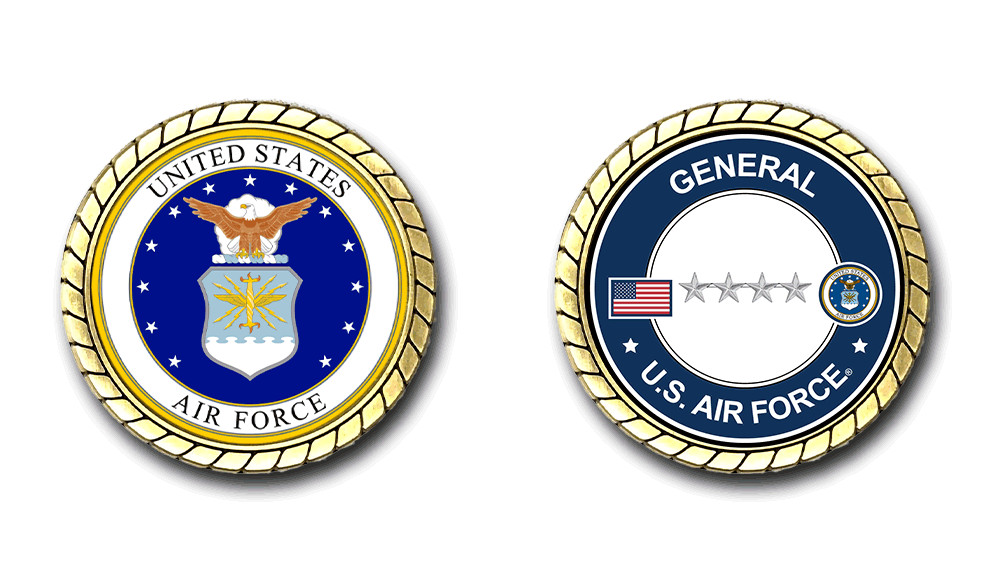 US Air Force General Challenge Coin Officially Licensed