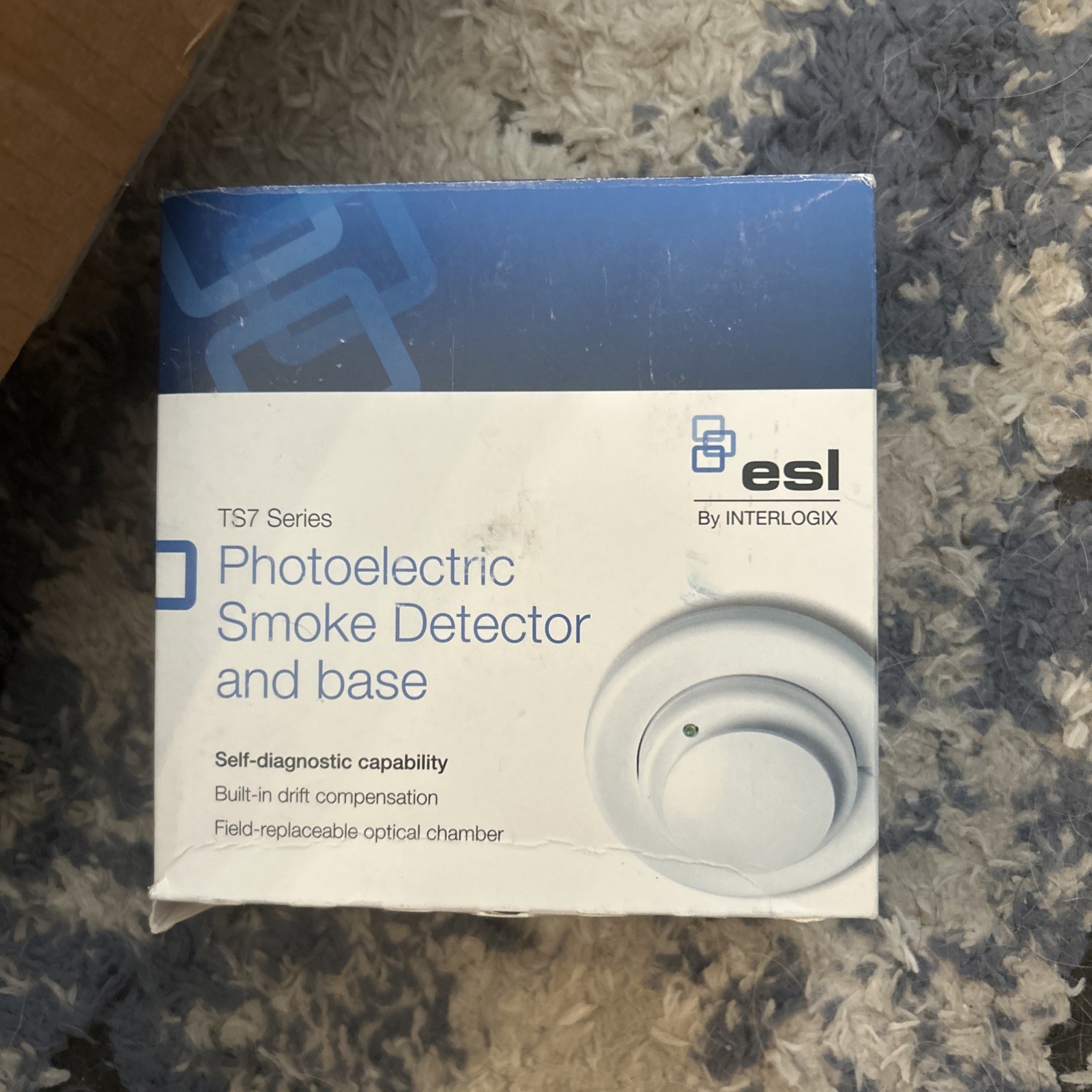 ESL Interlogix TS7 Photoelectric Smoke Detector with 4-Wire Base