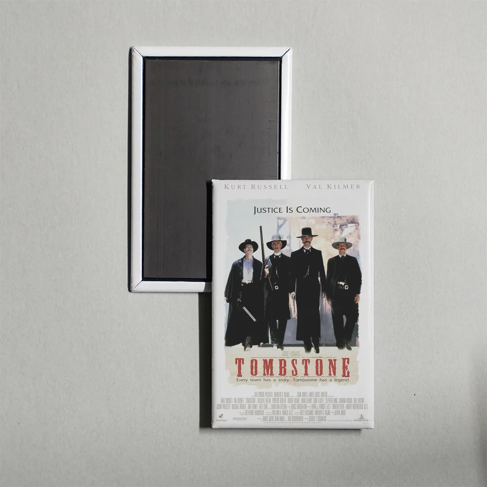 Tombstone B Mini Movie Poster Fridge Locker Magnet