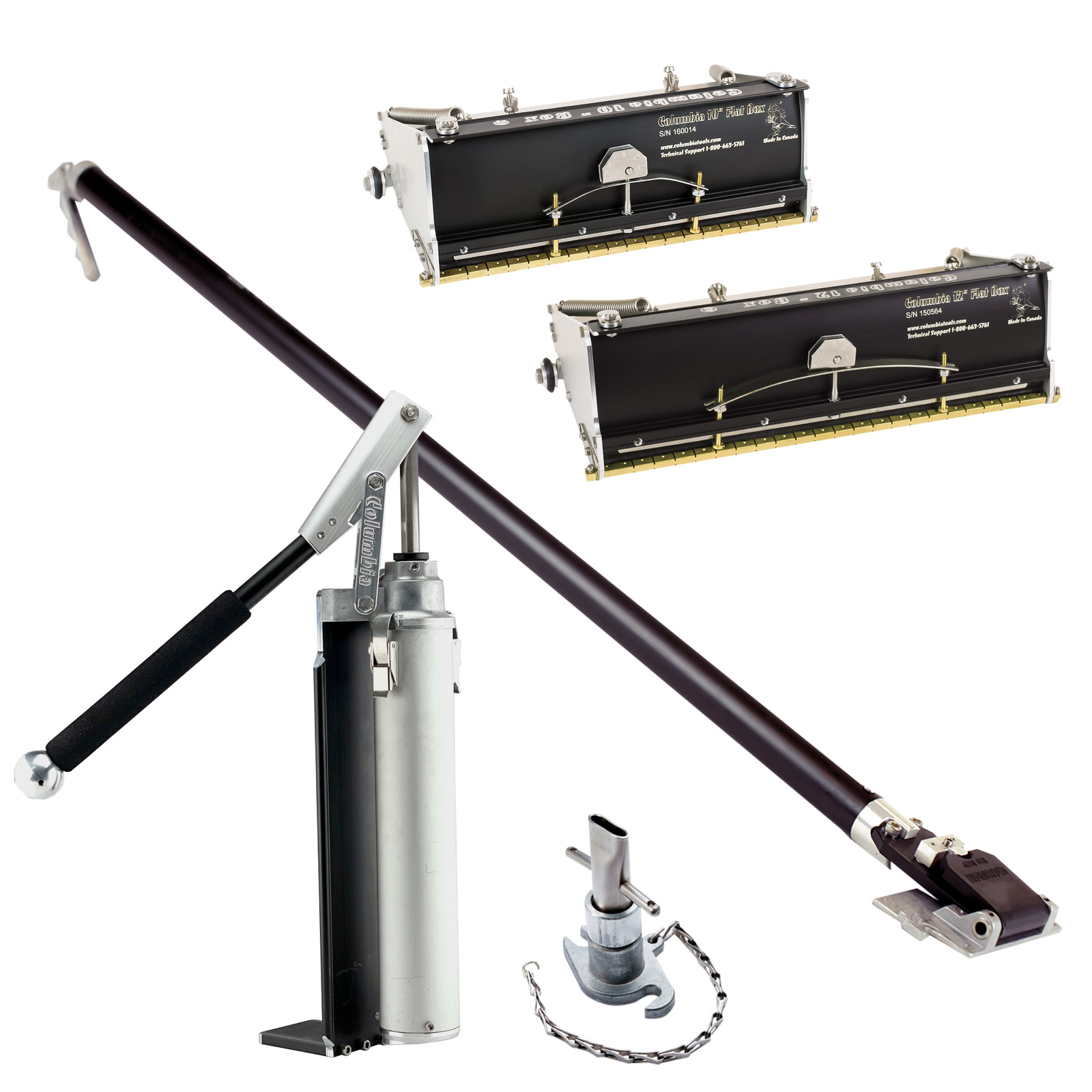 Columbia Flat Box Set | Fixed Handle | Premium Finishing Set