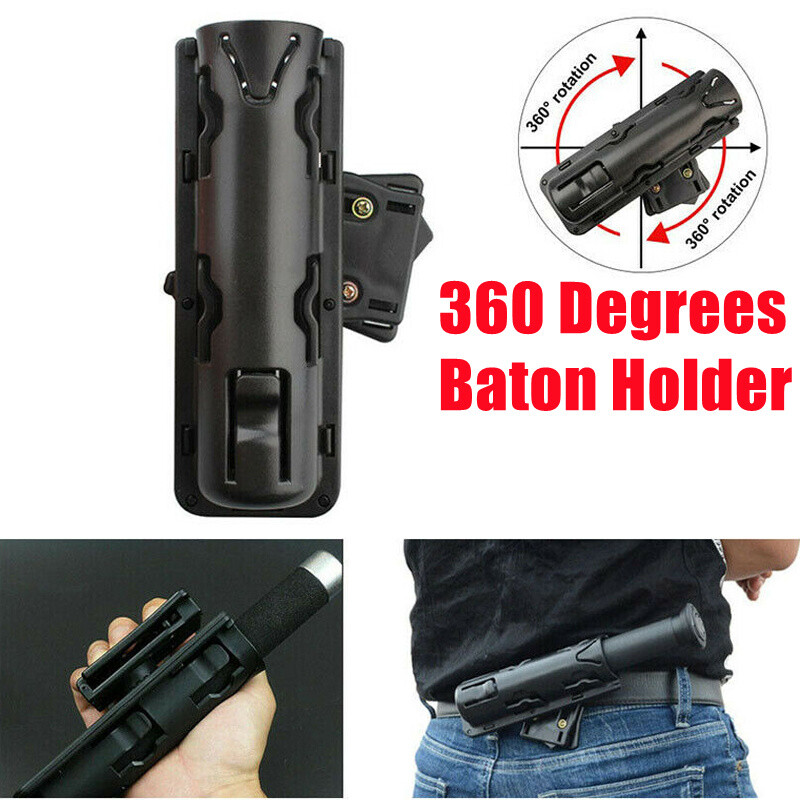 360 Degree Baton Holder Rotating Telescopic Baton Pouch Expandable Holster ASP