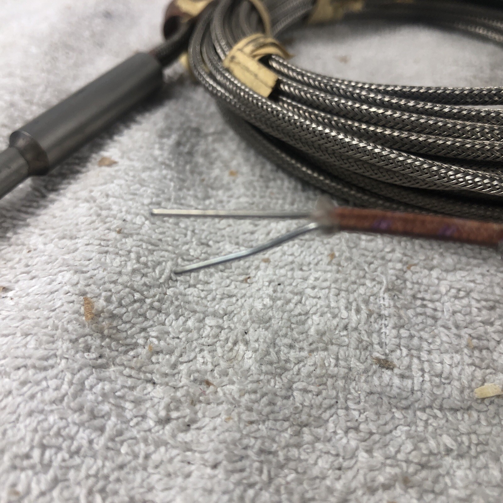 Thermocouple Control Cable U252E097G0055 Dual Element Temp Probe (4285)