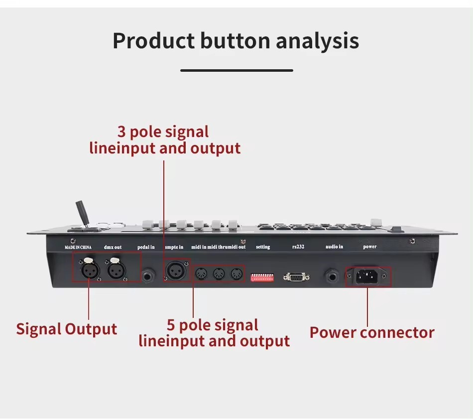 High Quality Pilot2000 DMX Controller Stage Effect Lighting Consoles DMX Console