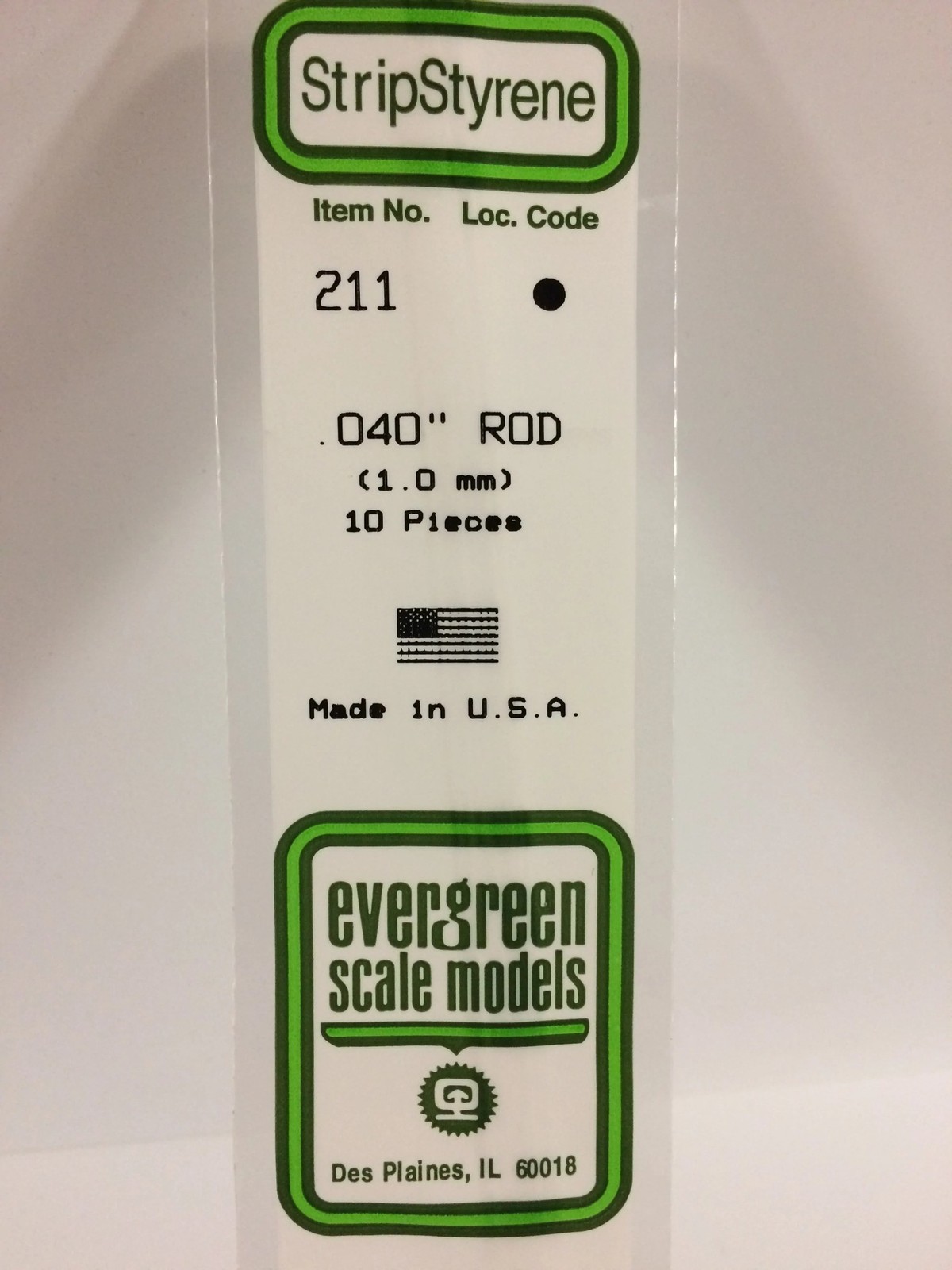 EVG211 .040 ROD 10PC