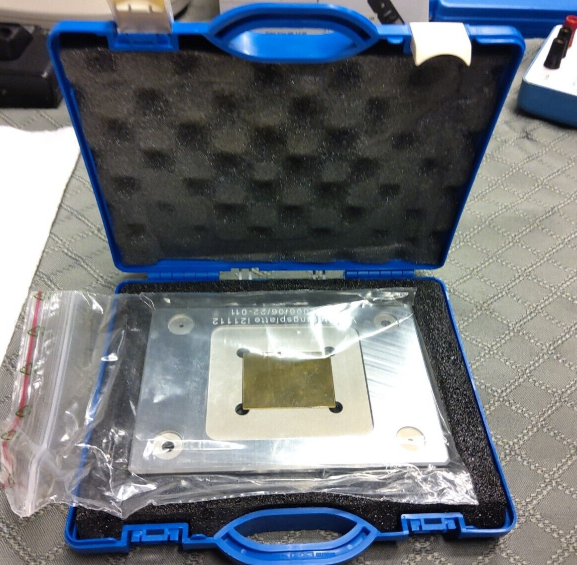 Validation Plate, Validierungsplate, l21112, German, Bruker Spectrometer??