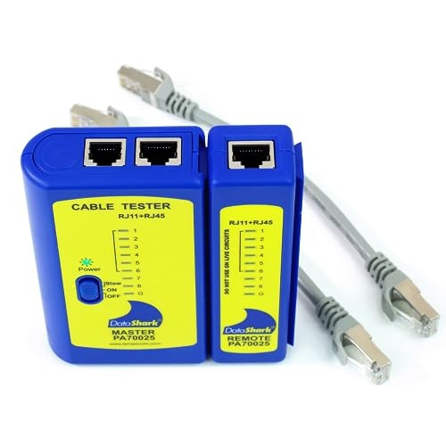 DataShark PA70025 Network Cable Tester - Cable Mapper - Check Continuity LAN