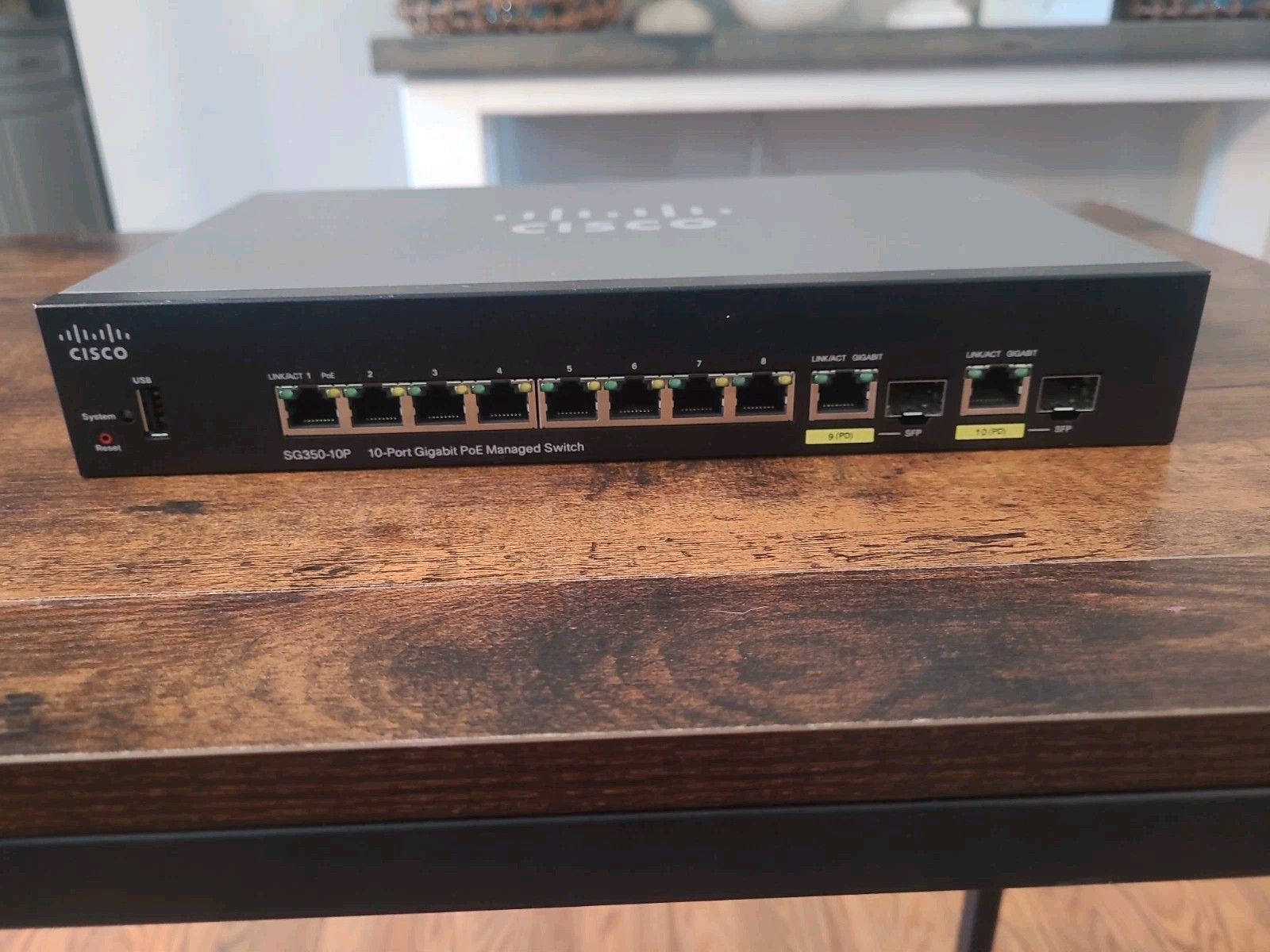 Cisco SG350-10P Managed Switch 10-Port