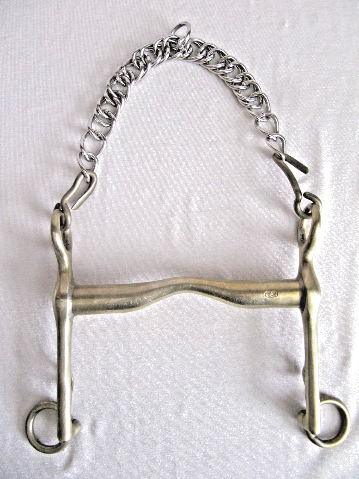 Herm Sprenger Weymouth Bit w/ Hooks and Chain Size 5.5" 5-1/2" 17mm