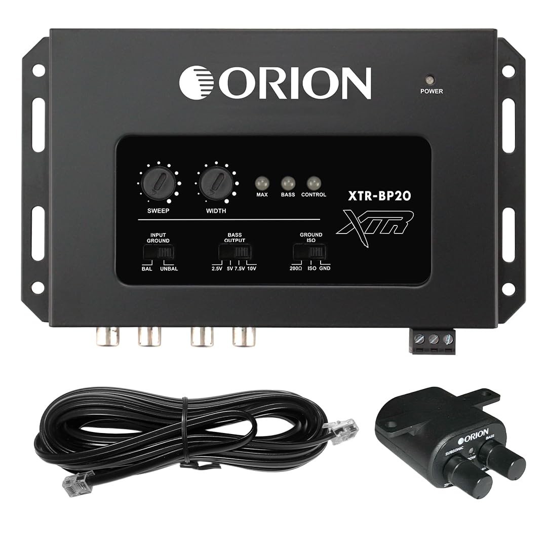 Orion XTR-BP20 Digital Bass Processor with 10V Output & Precision Bass Control