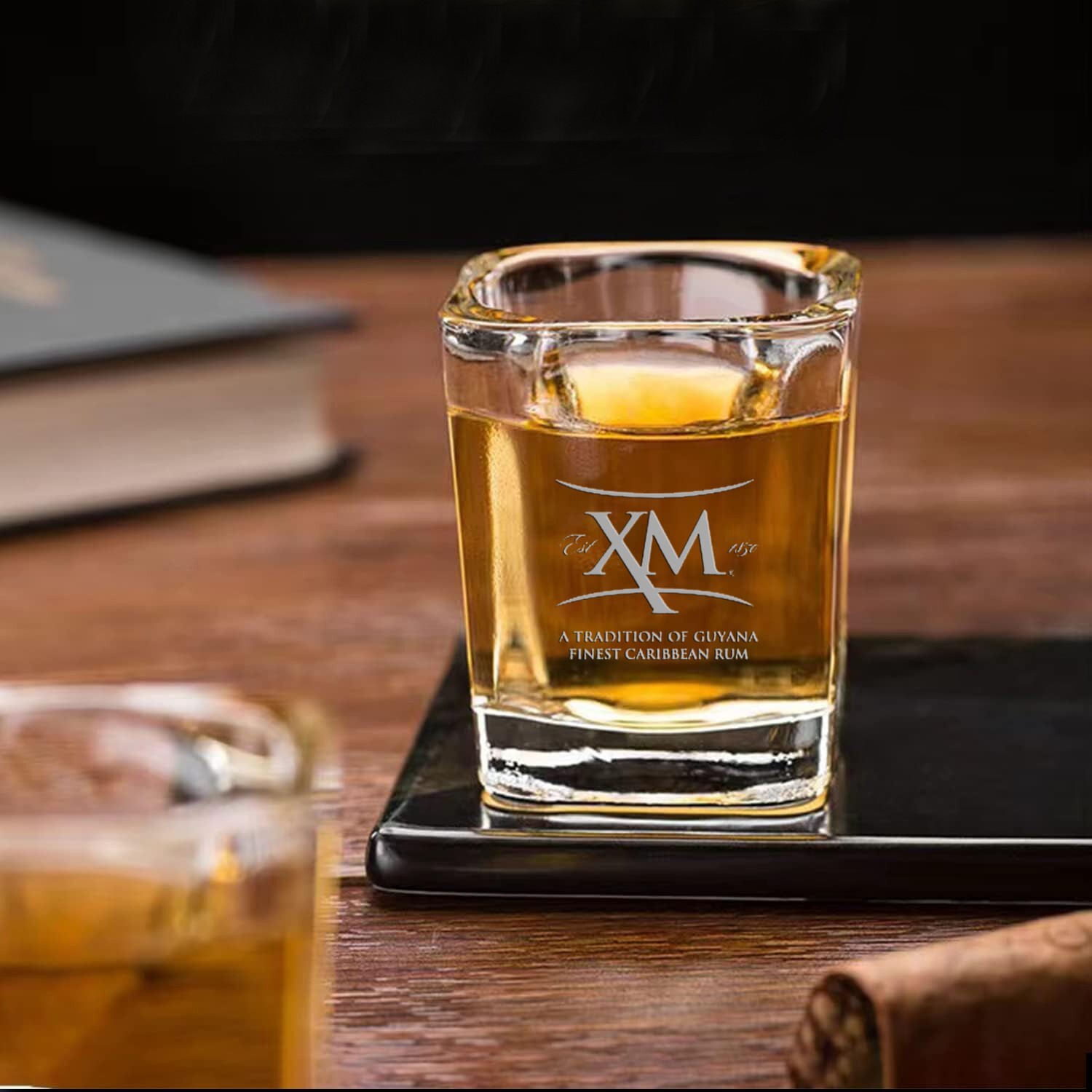 XM Rum Shot Glass