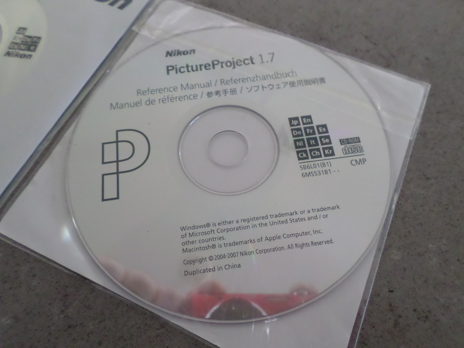 Nikon Picture Project 1.7 View 5 5.0 Reference Manual Disc - 2 Discs
