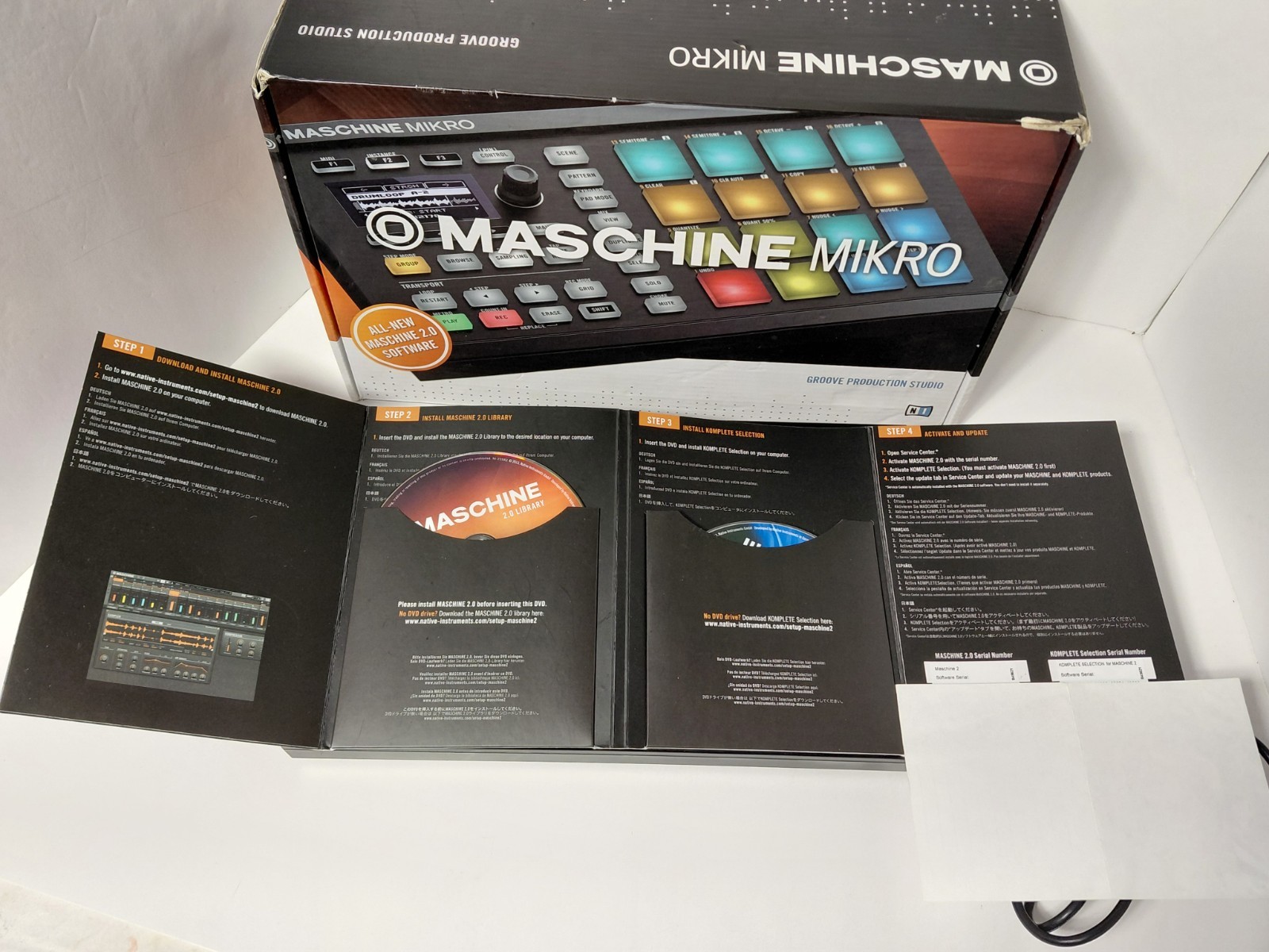 MASCHINE MIRKO Groove Production Studio Native Instruments MIDI w/ Software 2.0