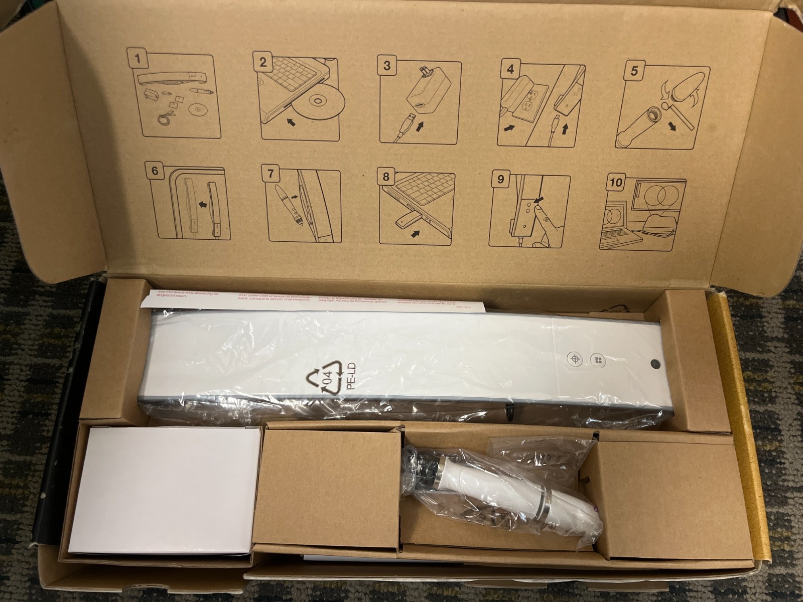 ICD02-01 Dymo Mimio Teach Hub Bar Interactive Whiteboard System Hub Bar Pointing
