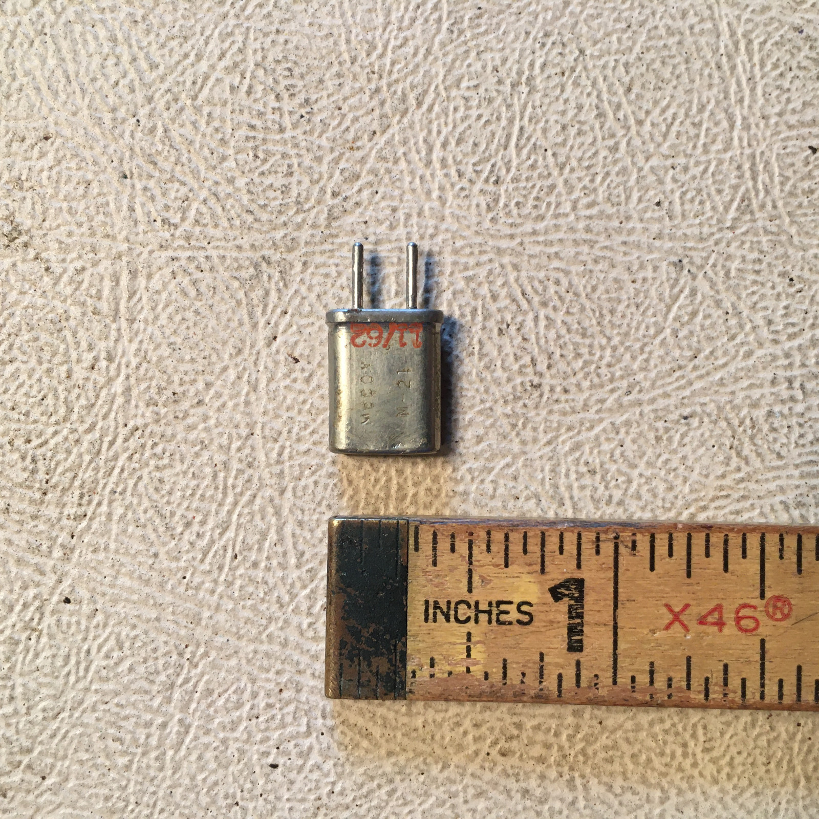 Quartz Crystal 66.2500 Mhz, NOS
