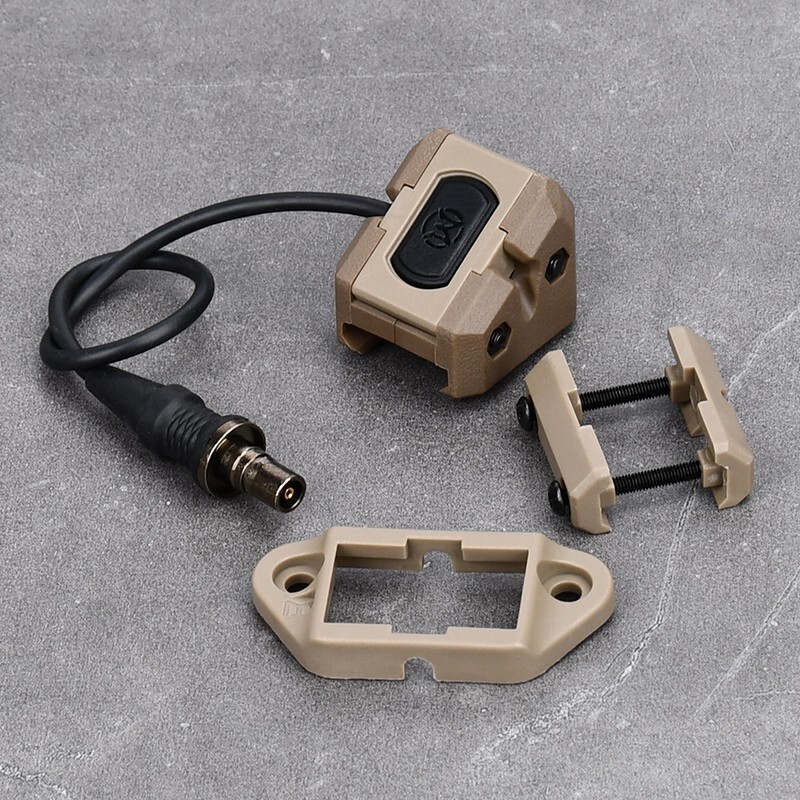 Tactical Light Remote Pressure Switch Button For SF Hunt Light PEQ15 NGAL Laser