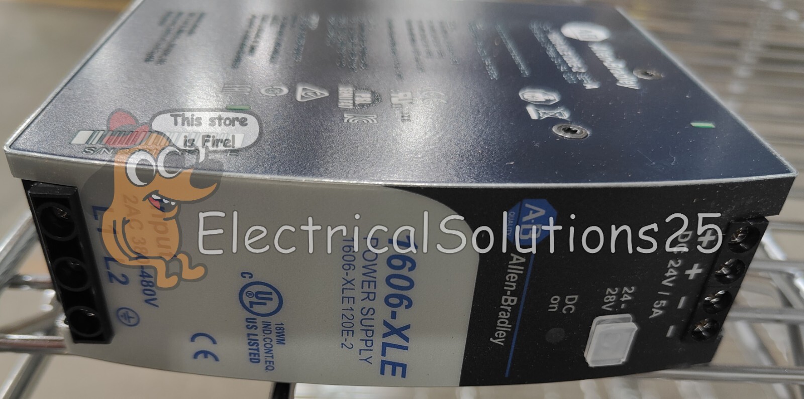 New no bo xAllen Bradley 1606-XLE120E-2 Power Supply 380/480 VAC 120W -FREE SHIP