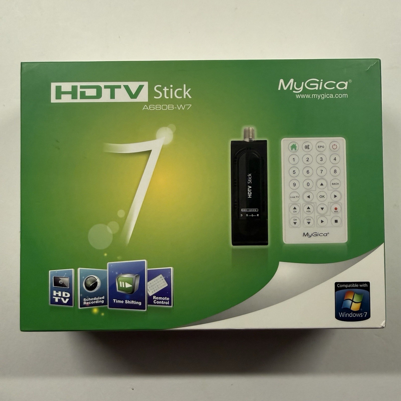 MyGica HDTV Stick A680B-W7 USB TV Tuner ATSC QAM Digital USB 2.0