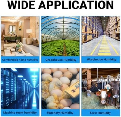 Versatile Digital Humidity Controller with 0-99% RH Range for Smart Environments