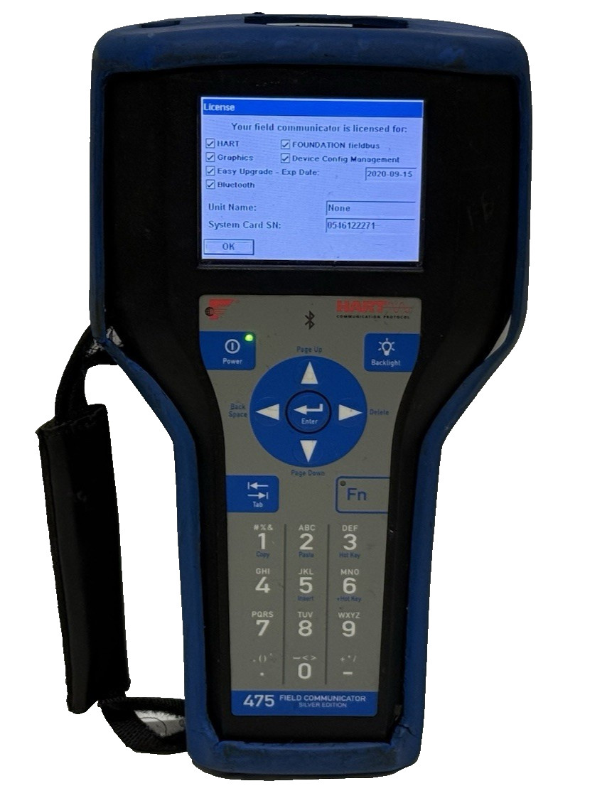 Emerson Hart 475 Field Communicator With Fieldbus