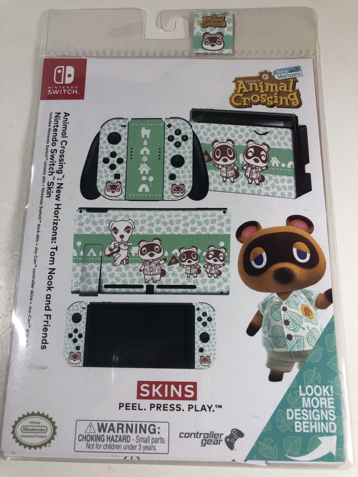 Nintendo Switch Skins New Horizons Animal Crossing Tom Nook and Friends
