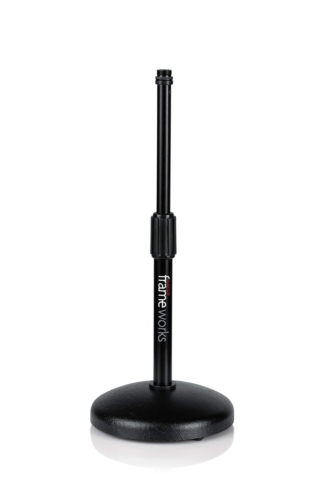 Gator Frameworks Desktop Microphone Stand with Round Weighted & Adjustable Base
