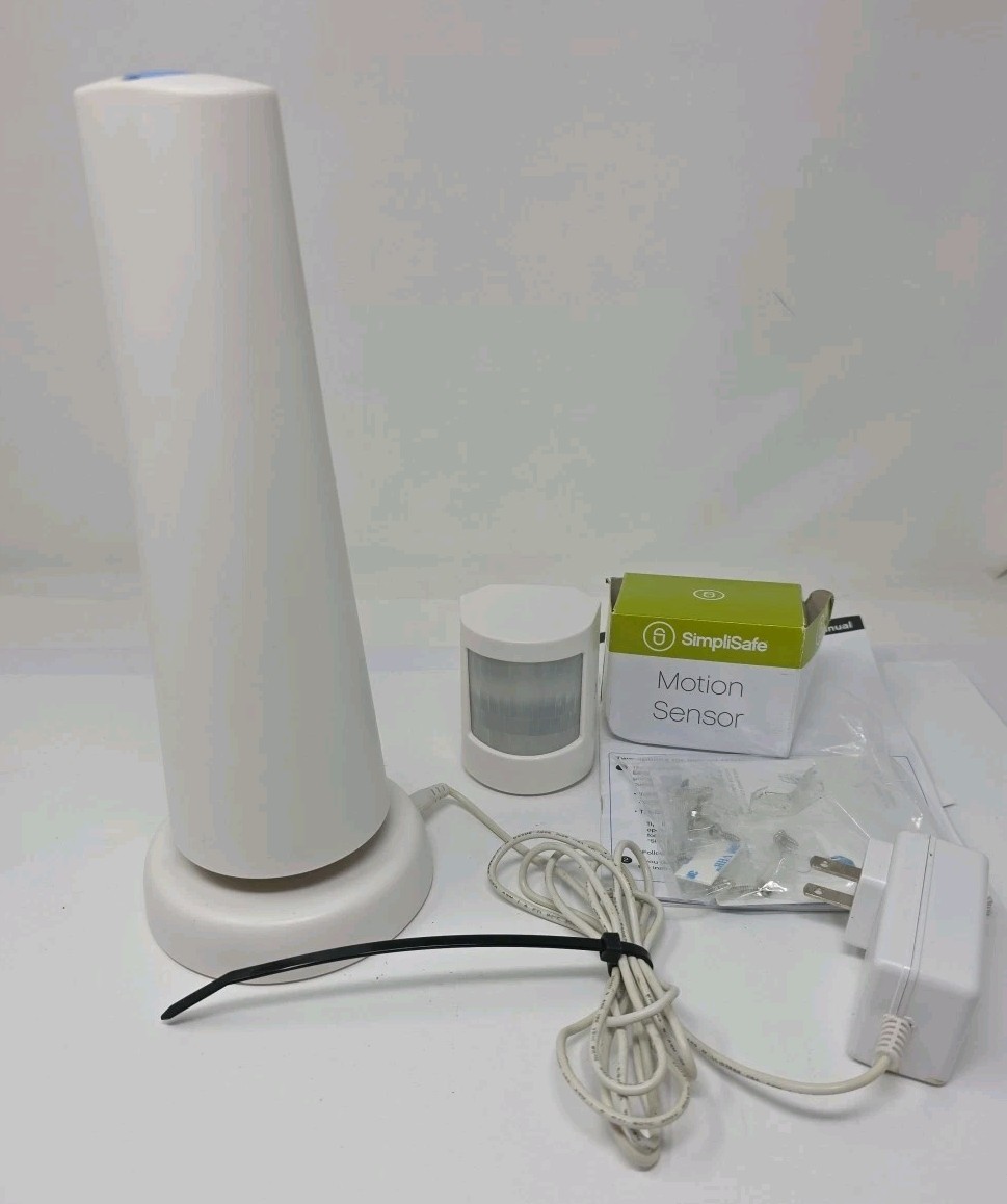 SimpliSafe Original System Base Station BS2000 - Base Unit + Adapter