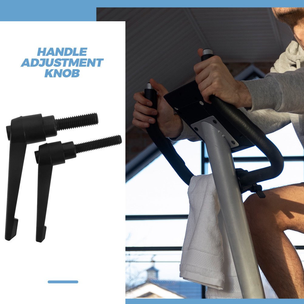 2 Pcs Exercise Bike Part Handle Adjustment Screw Adjustable for Handlebar