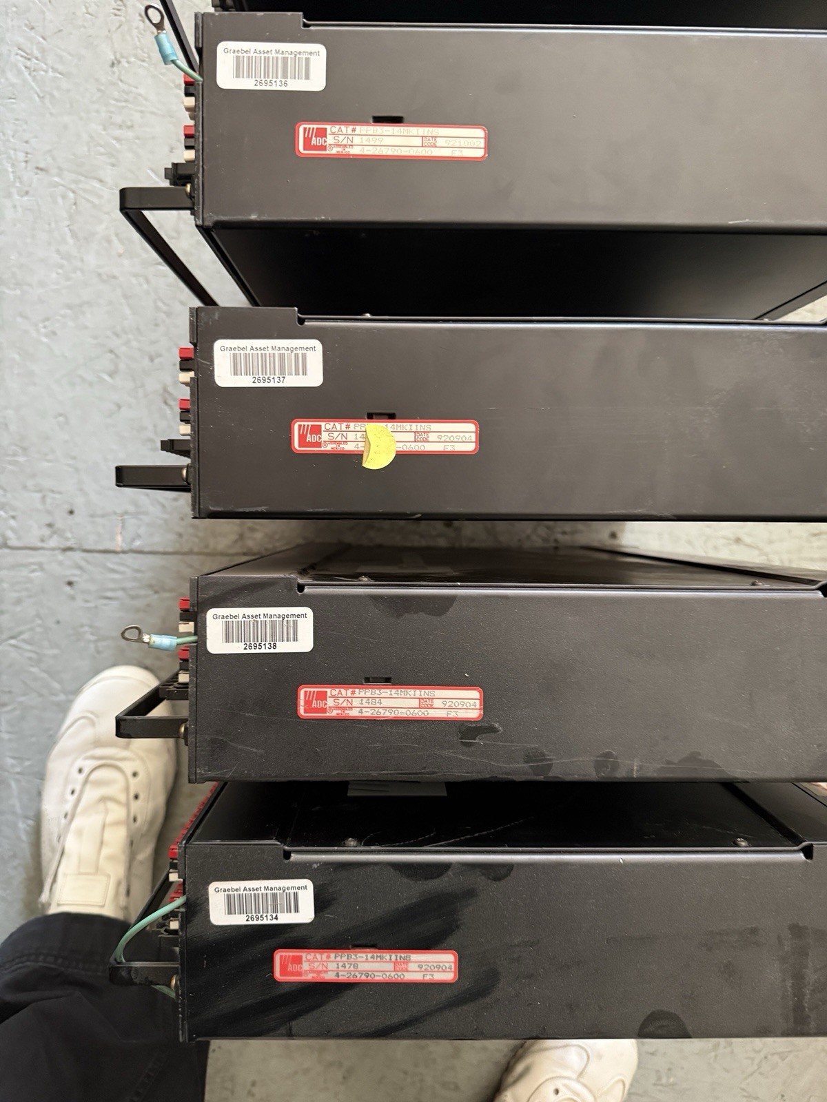 1 - ADC ProPatch PPB3-14MKII-NS 2RU 96-Point Bantam TT Patchbay