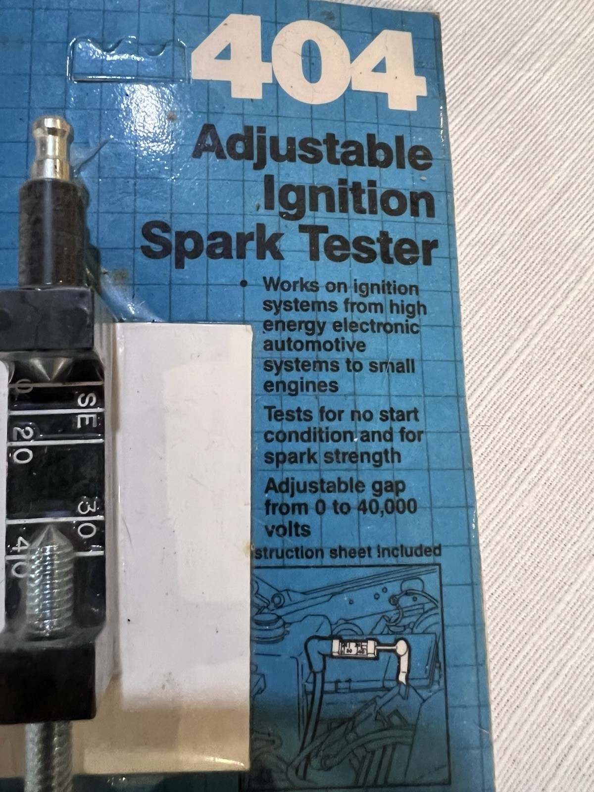 New Thexton 404 Adjustable Ignition Spark Tester Spark Plug Tester