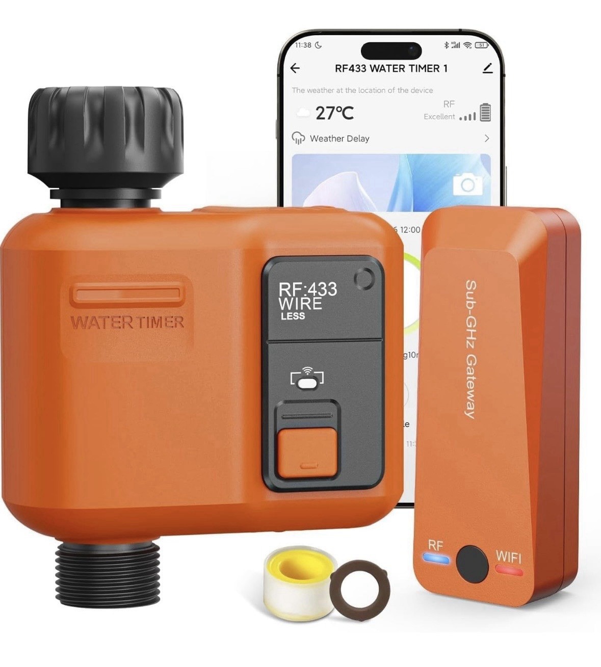 Xinfuture Wireless Water Timer 1 Outlet Model HCT-633 HCG-003
