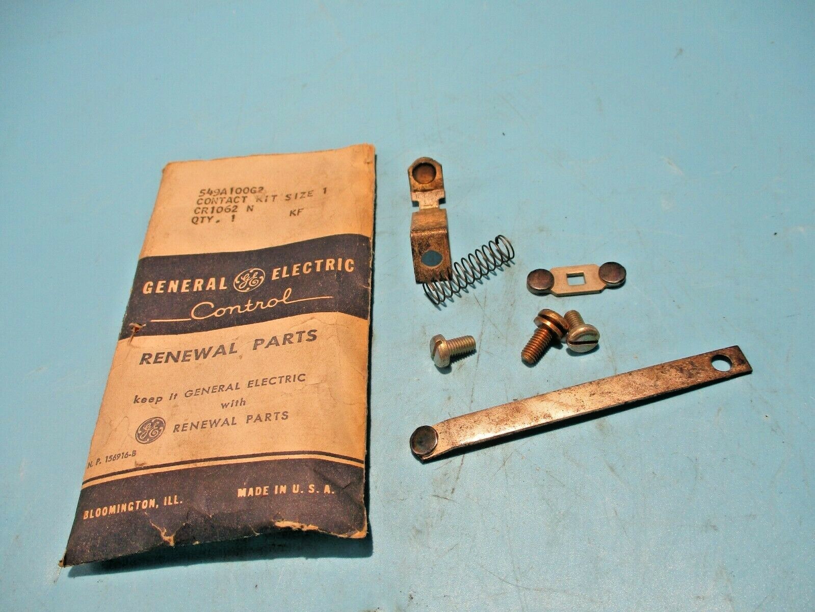 NEW GE GENERAL ELECTRIC 549A100G2 CONTACT KIT SIZE 1
