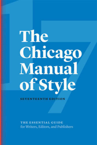 The Chicago Manual of Style, 17th Edition - Hardcover - VERY GOOD