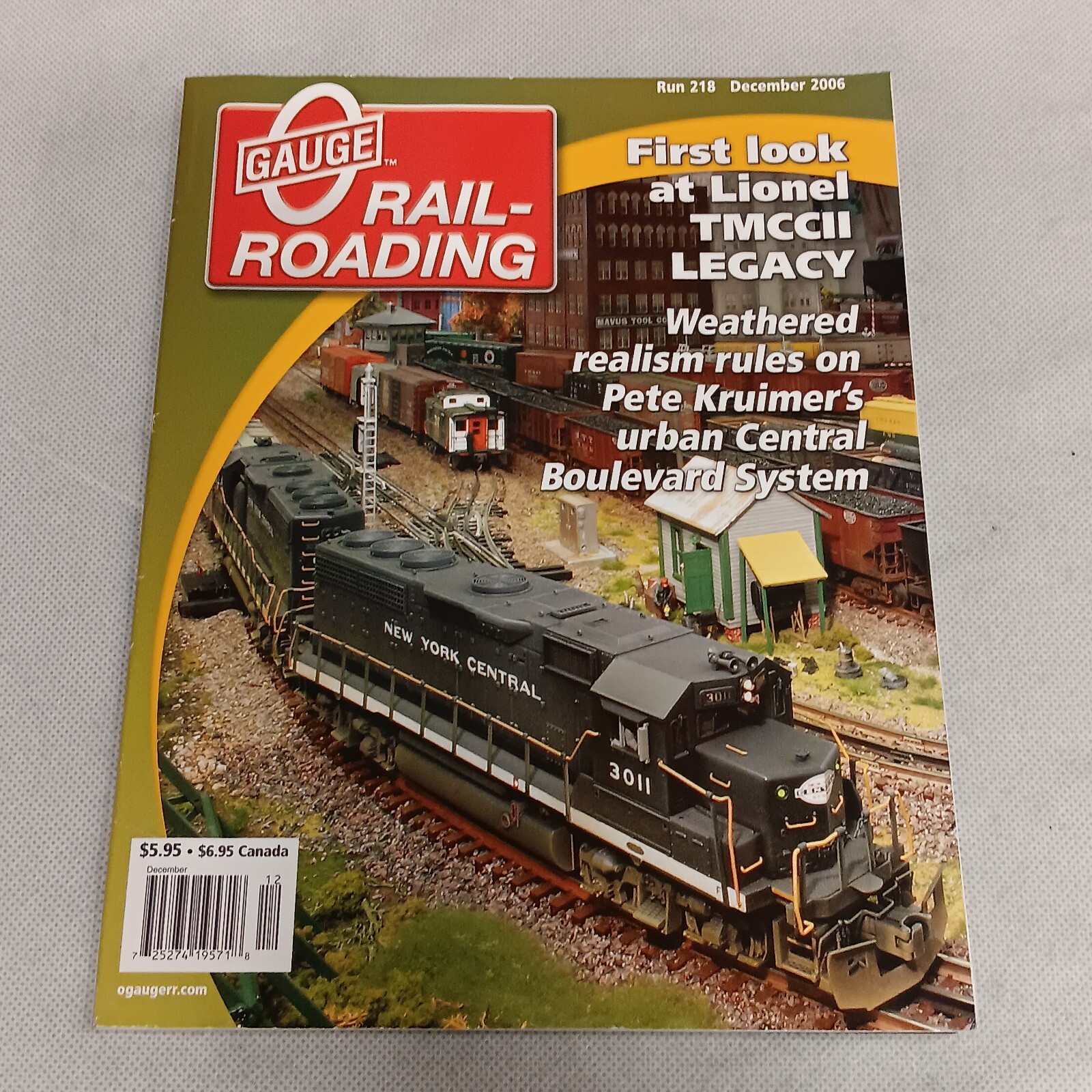 O Gauge Railroading Magazine December 20l6 Run 218