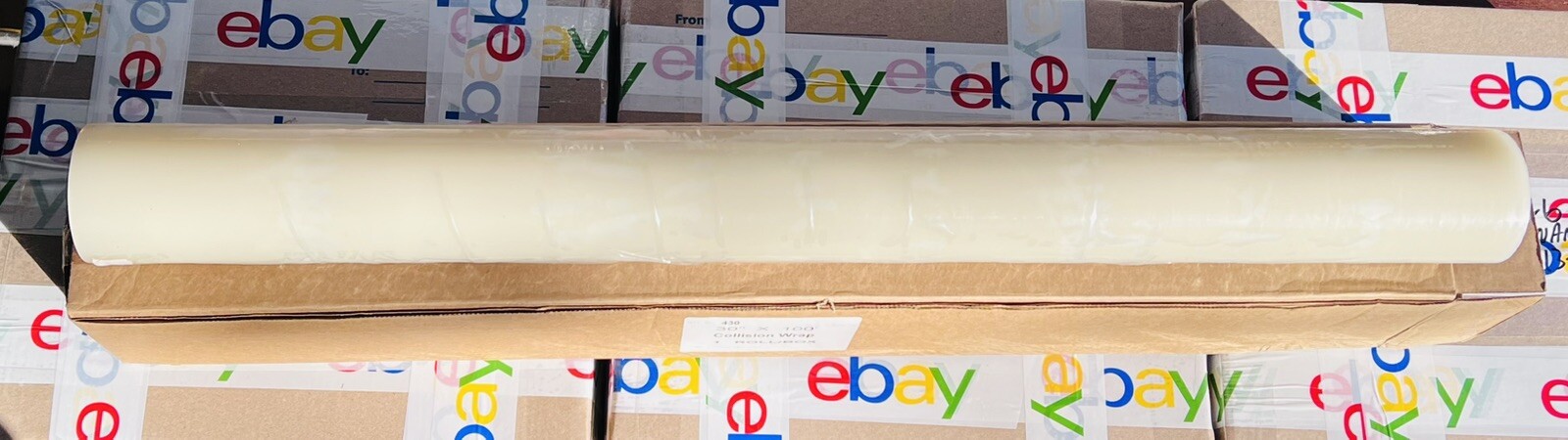 RBL Continuous Roll Self-Adhering Collision Wrap - 30" x 100' x 3mil - CLOSEOUT