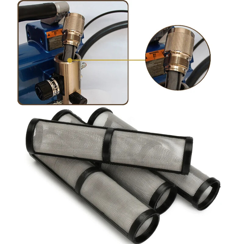 4PCS Black 60 Mesh Airless Spray Pump Filter for 390/395/495/595 Sprayer