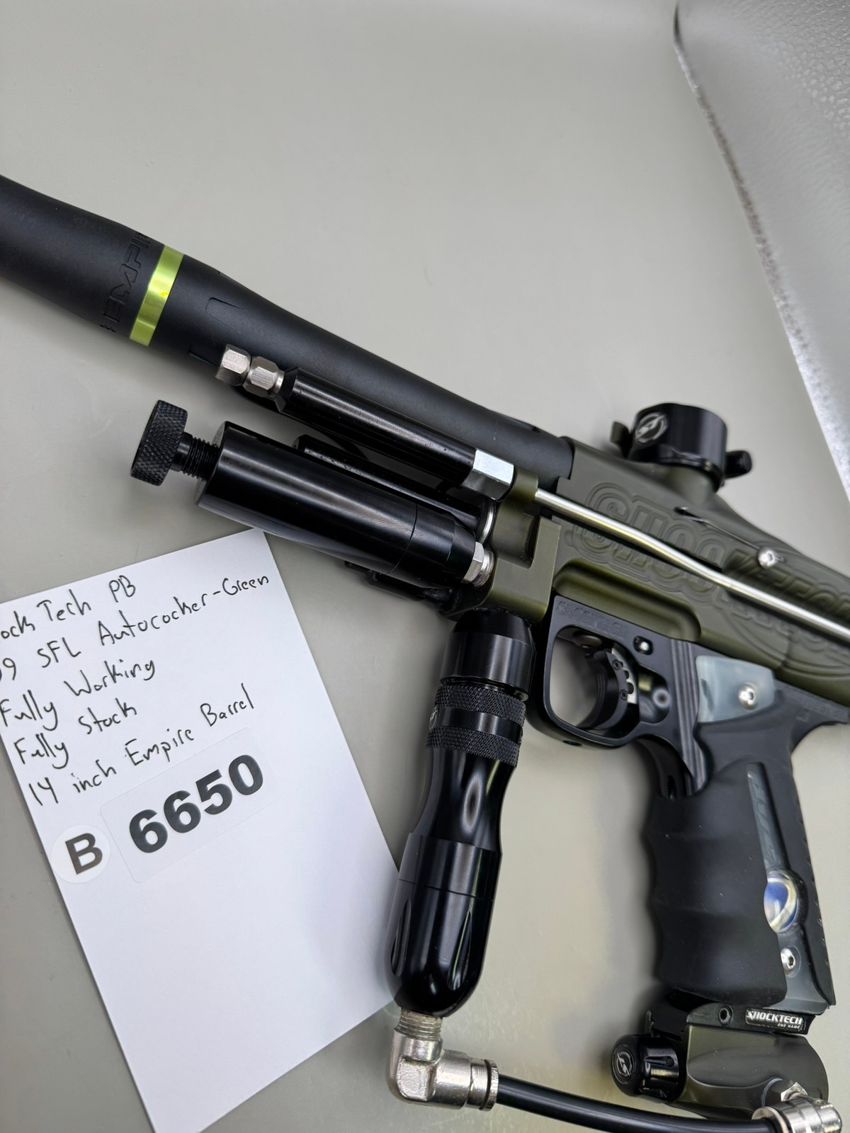 Shock Tech PB 09 SFL Autococker Green
