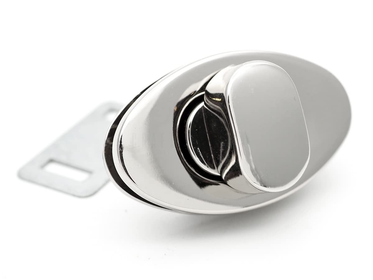 CRAFTMEMORE 1 1/2 Inches Oval Turn Lock Clasp Purse Closure Twist Lock Bag Ma...