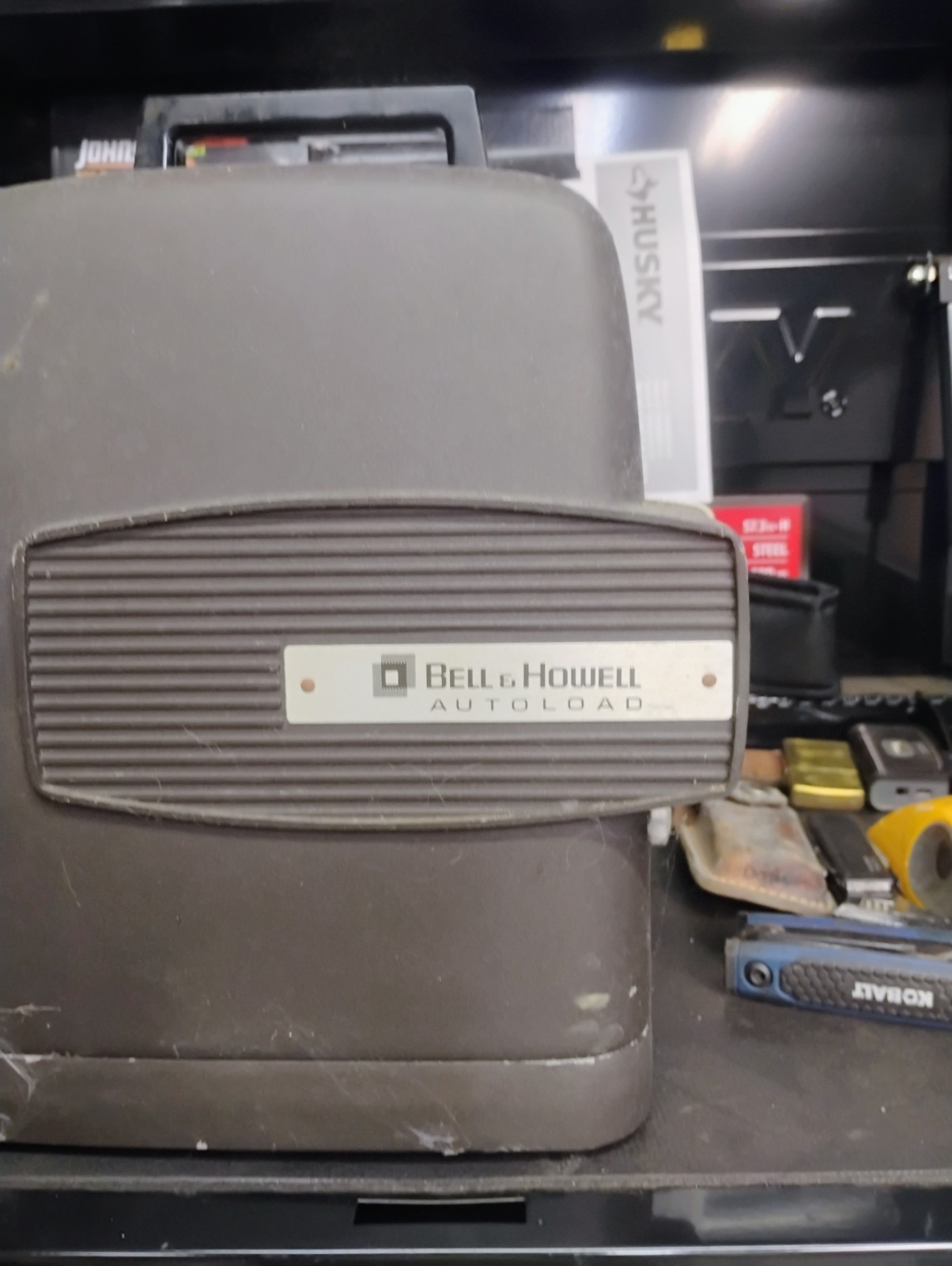 Bell and Howell AutoLoad Brown Filmstrip Projector