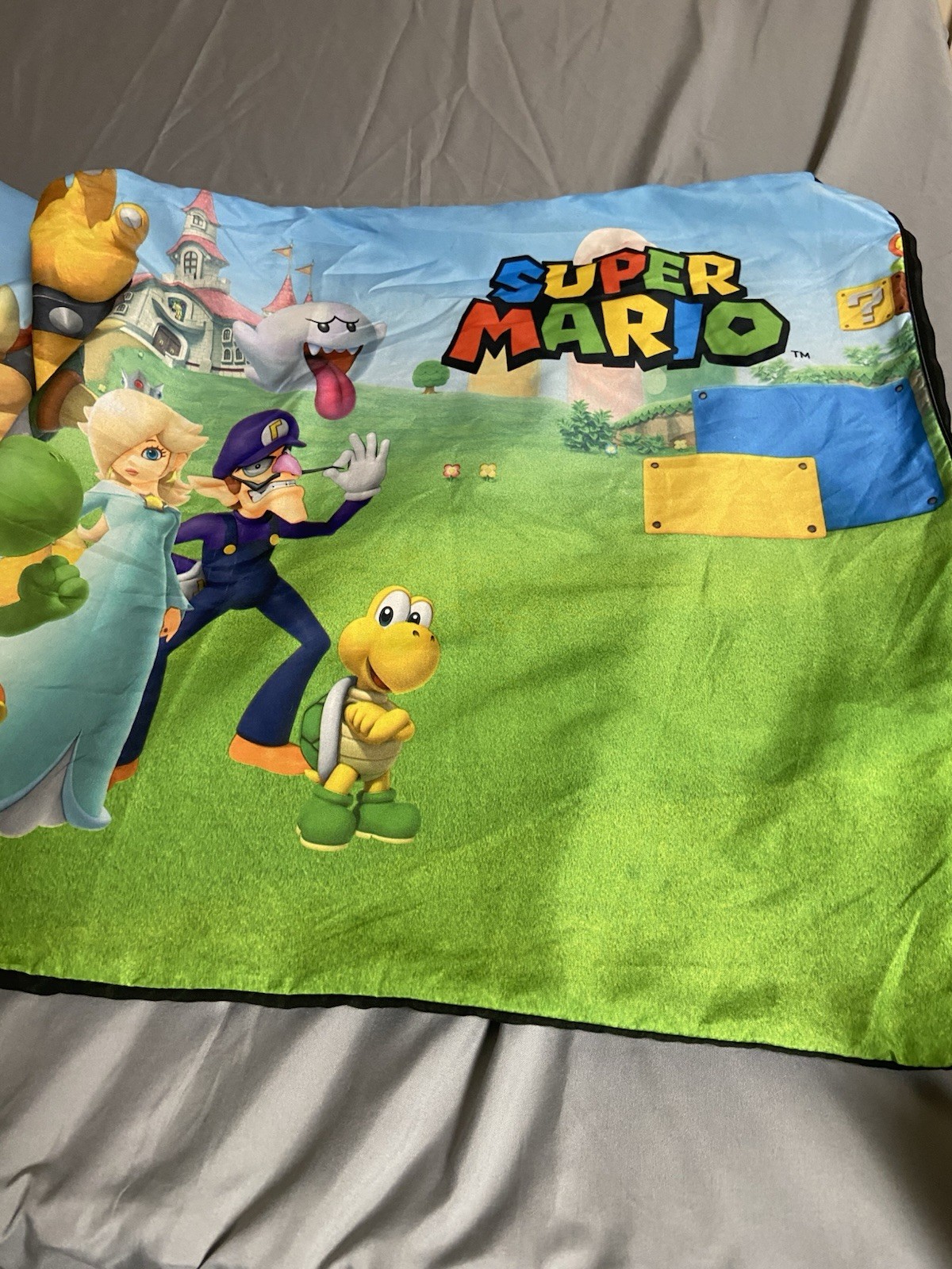 Super Mario Zippered Body Size Pillowcase