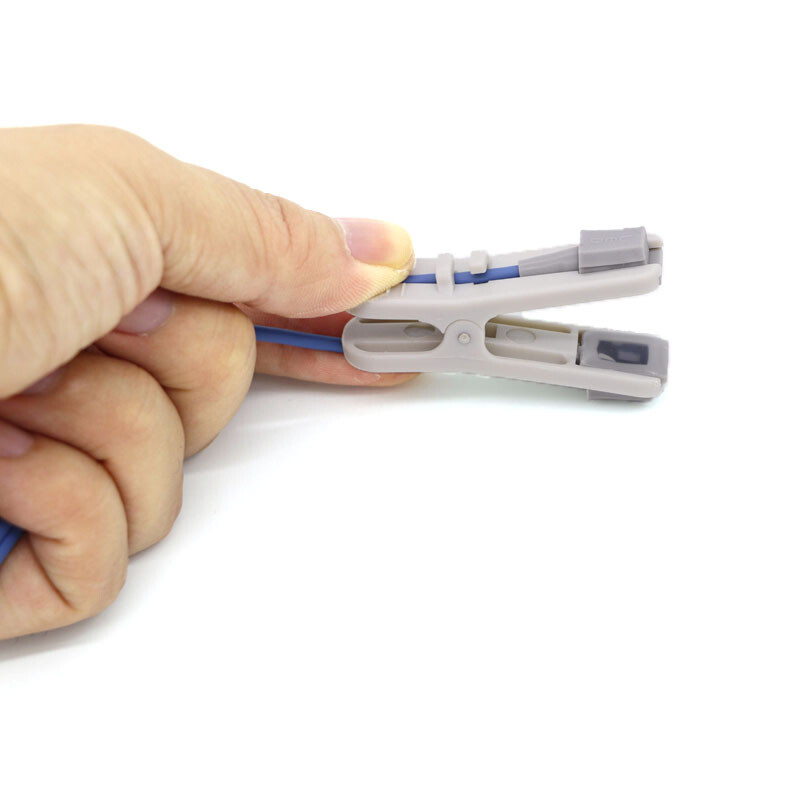 Adult Ear Clips SpO2 Sensor Probe Reusable Sensor Compatible with DS-100A