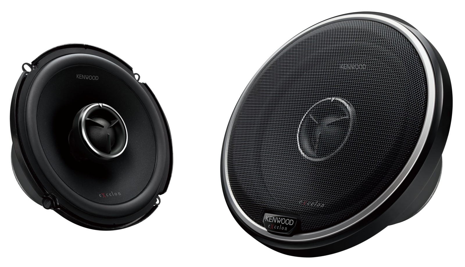 Kenwood eXcelon KFC-X175 6-1/2" 2-Way Car Speakers – 240W Black