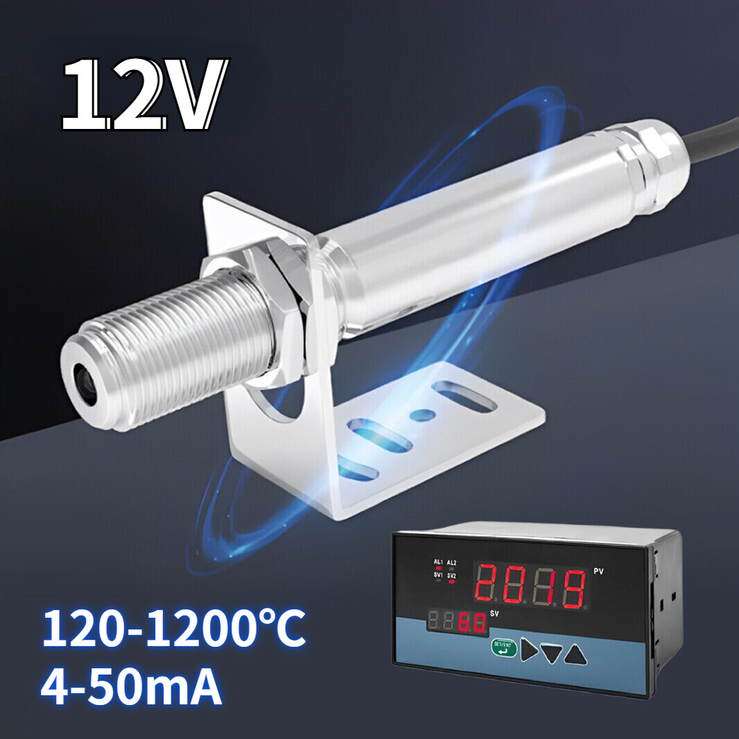 12V Industrial Controller Infrared Thermometer Sensor Temperature Non-contact