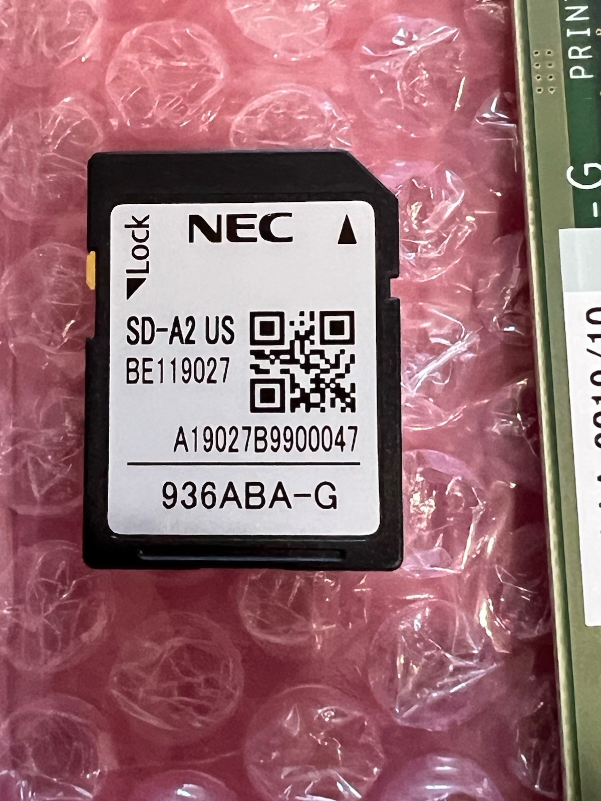 NEC GCD-CP20 SV9100 Processor Card with SD-A2 Flash Card BE119025 - Refurbished